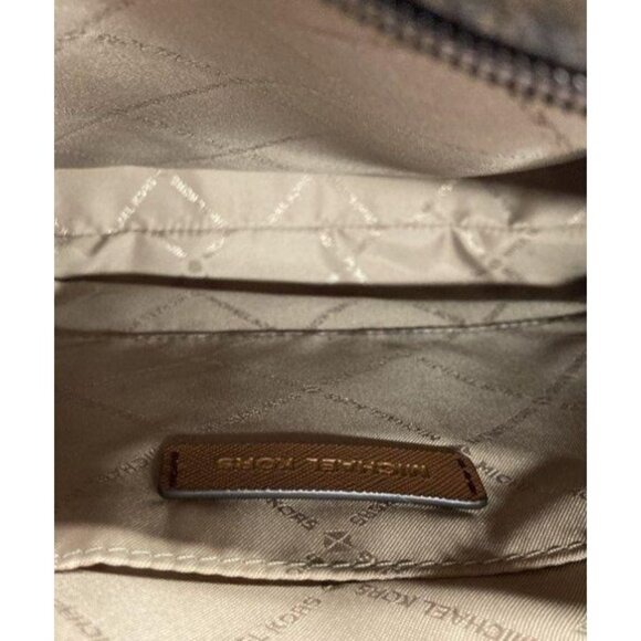 Michael Kors Brown Signature PVC Monogram Shoulder Bag With Adjustable Strap - Picture 3 of 7